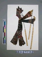 藏品(皮影戲偶—武旦)的圖片